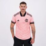 Mens Flamengo 2020/21 Pink October Rosa Jersey 2