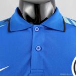 Mens Inter Milan 2022/23 Polo Blue Boutique Jersey 5