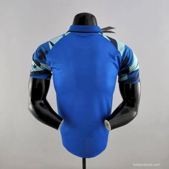 Mens Inter Milan 2022/23 Polo Blue Boutique Jersey 8