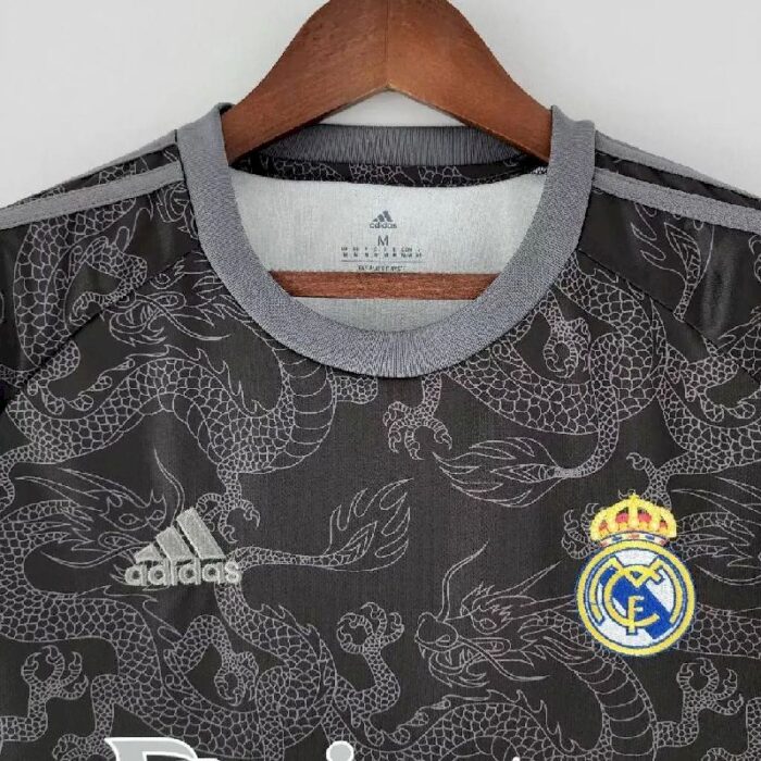 Mens Real Madrid 2022/23 Black Dragon Jersey 1