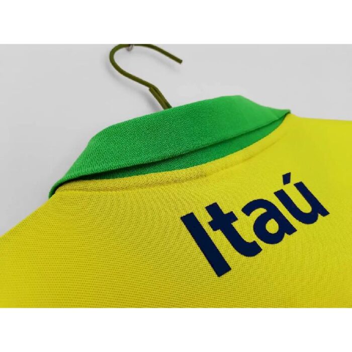 Mens Brazil 2022/23 Polo Yellow Top For The Season 9
