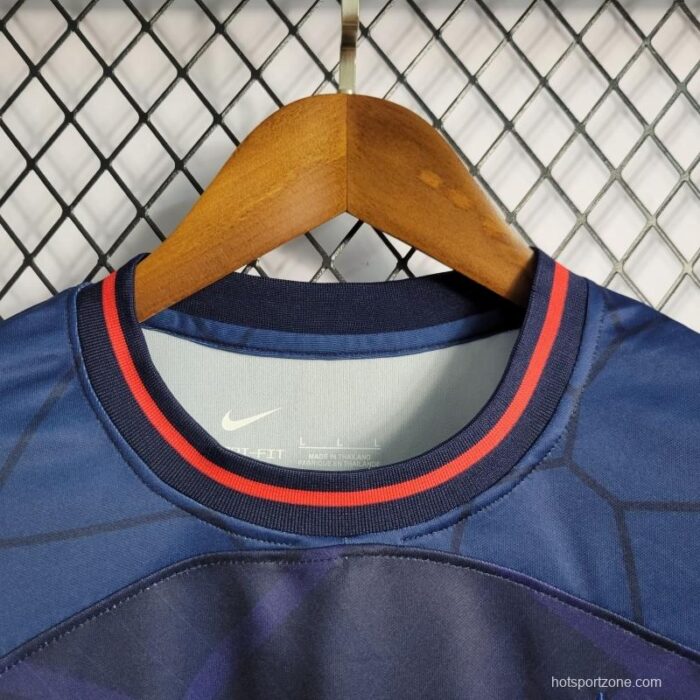 Mens France 2022 Blue Jersey 3