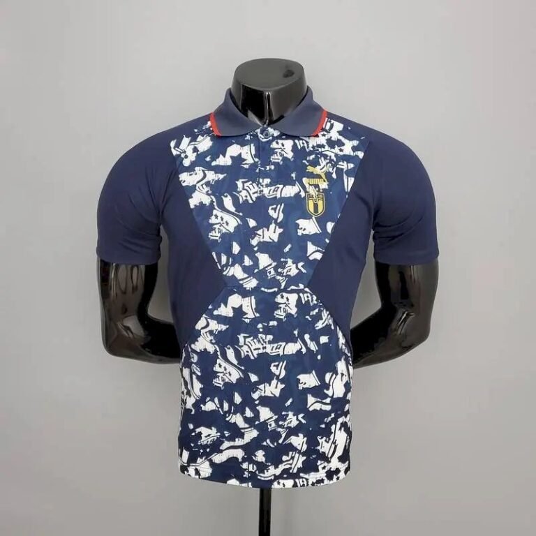 Mens Italy 2021/22 Royal Blue Jersey