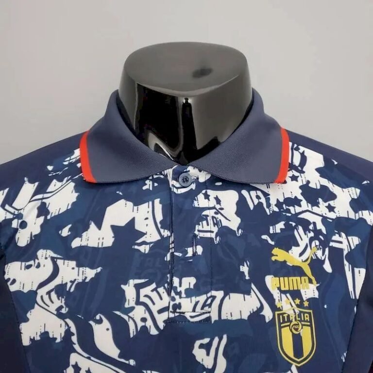 Mens Italy 2021/22 Royal Blue Jersey 1