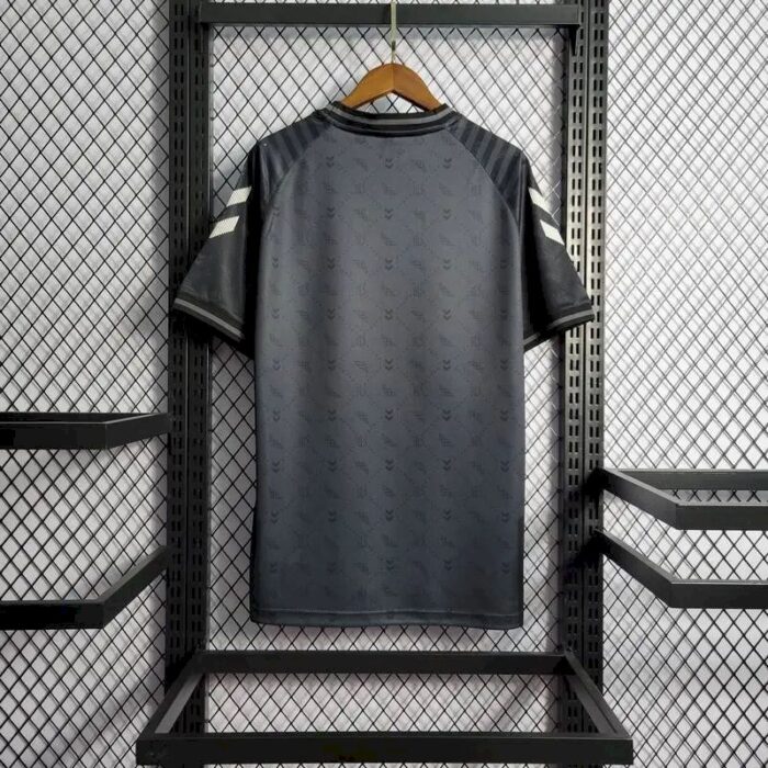 Mens Denmark 2022/23 Black Goalkeeper Jersey 8