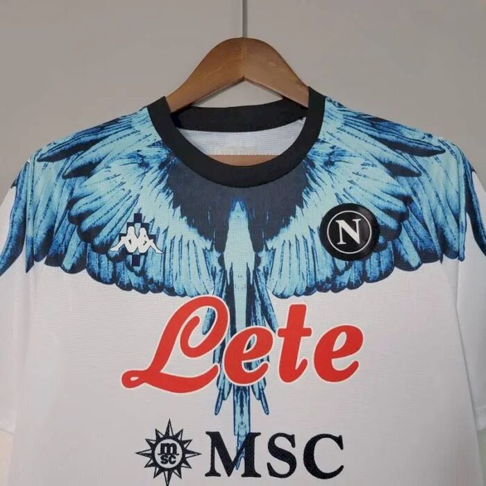 Mens Napoli 2021/22 Classic White Jersey 4