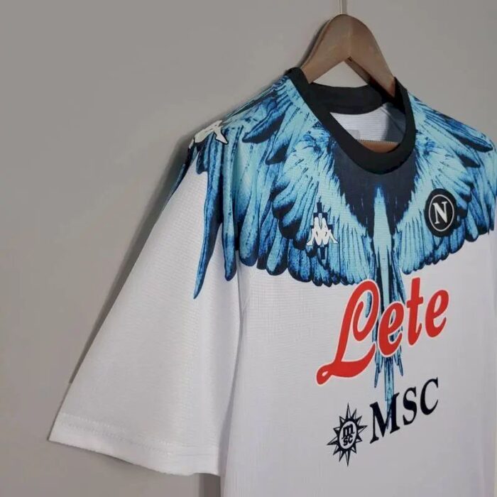 Mens Napoli 2021/22 Classic White Jersey 5