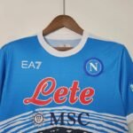 Mens Napoli 2021/22 Sky Blue Commemorative Edition Jersey 1