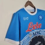 Mens Napoli 2021/22 Sky Blue Commemorative Edition Jersey 2