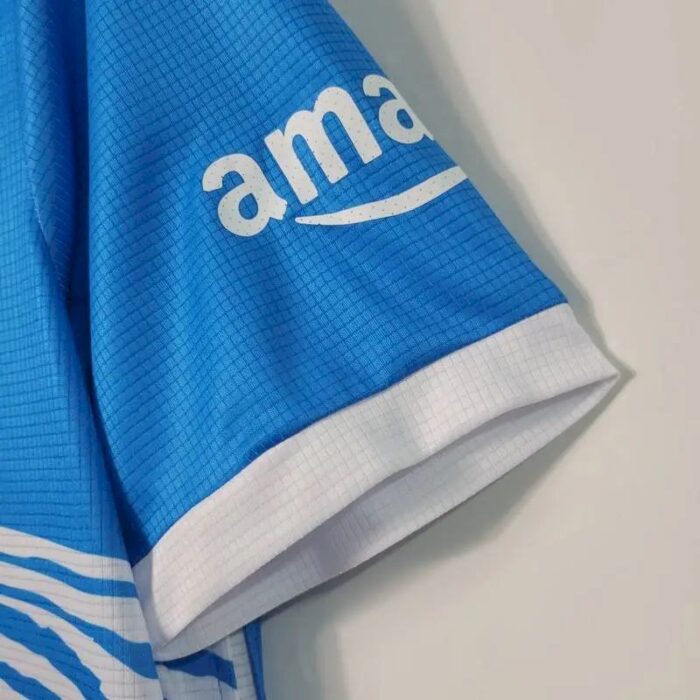 Mens Napoli 2021/22 Sky Blue Commemorative Edition Jersey 4