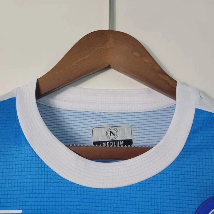 Mens Napoli 2021/22 Sky Blue Commemorative Edition Jersey 5