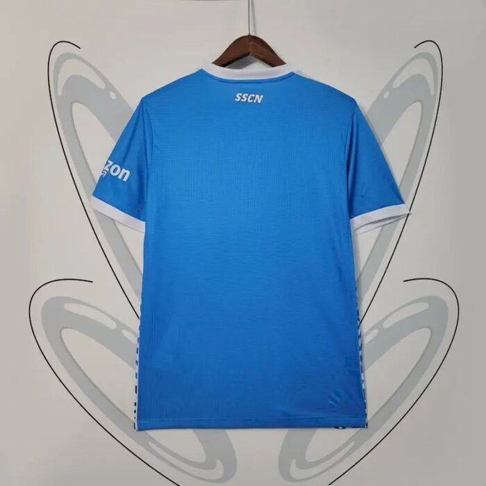 Mens Napoli 2021/22 Sky Blue Commemorative Edition Jersey 7