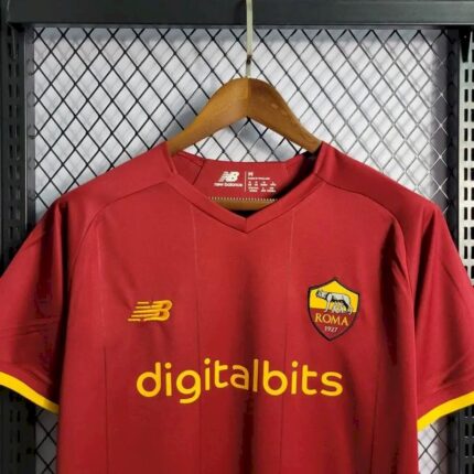 Mens AS Roma 2021/22 Home Jersey 1