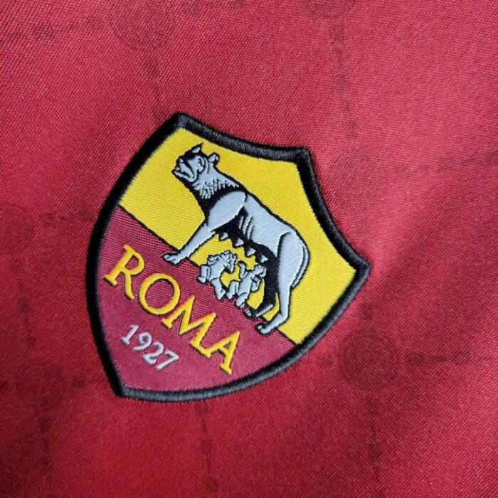 Mens AS Roma 2022/23 Home Jersey 4