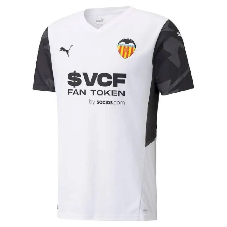Mens Valencia CF 2021/22 Home Jersey