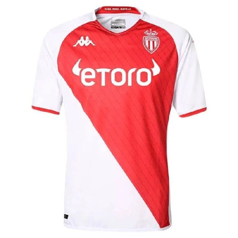 Mens AS Monaco 2022/23 Home Jersey 1