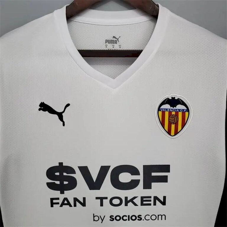 Mens Valencia CF 2021/22 Home Jersey 1