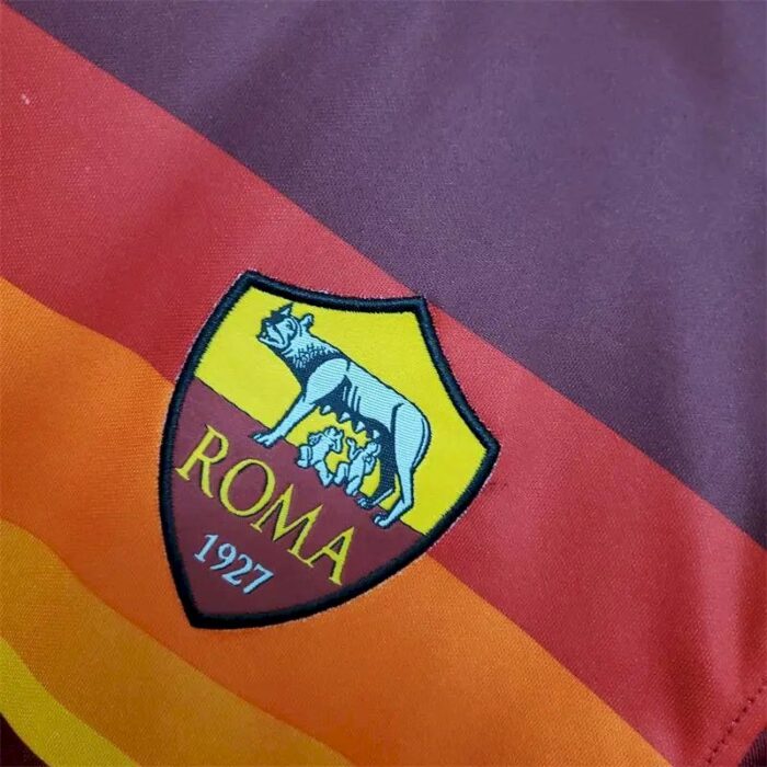 Mens AS Roma 2021 Home Jersey 4