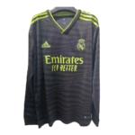 Mens Real Madrid 2022/23 Long Sleeve Jersey Third Jersey 2
