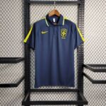 Mens Brazil 2023/24 Royal Polo Jersey
