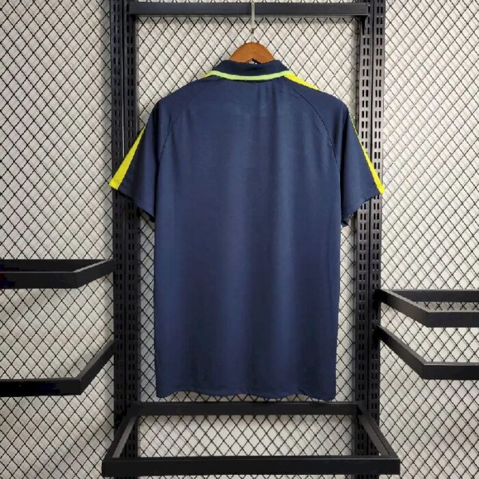 Mens Brazil 2023/24 Royal Polo Jersey 6