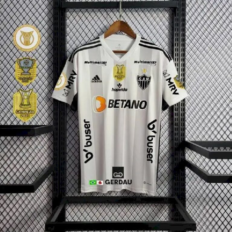 Mens Atlético Mineiro 2022/23 Away All Sponsors + Patch