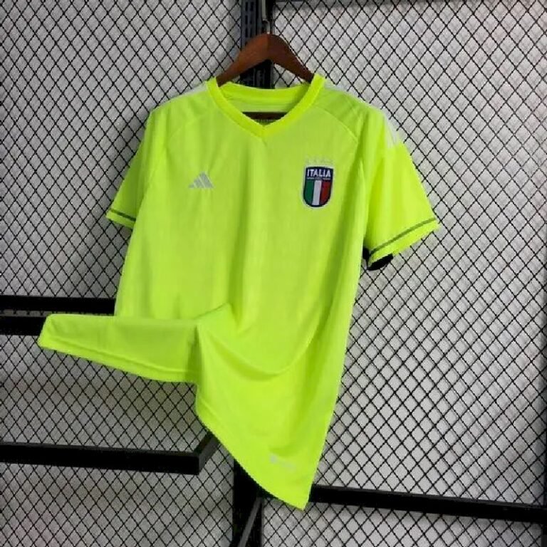 Mens Italy 2023/24 Goalkeeper Jersey 1