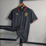 Mens Flamengo 2023/24 Black Polo 1