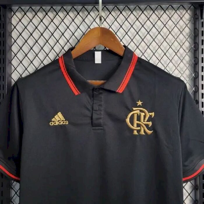 Mens Flamengo 2023/24 Black Polo 2