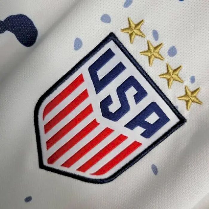 Mens USA 2023/24 White Jersey 5
