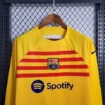 Mens Barcelona 2022/23 Fourth Long Sleeve Jersey 1