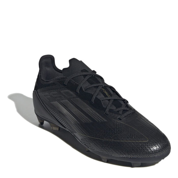 adidas F50 Junior Firm Ground Football Boots – Black/Silver – view 3