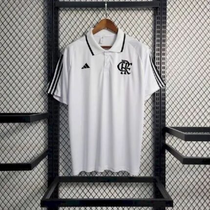 Mens Flamengo 2023/24 White Polo