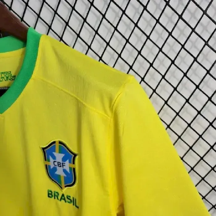 Mens Brazil 2023/24 Home Jersey 6
