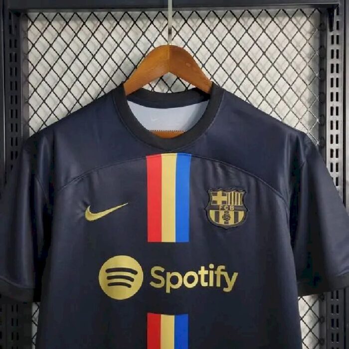 Mens Barcelona 2023-24 Black Classic Jersey 2