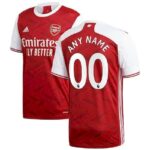 Mens Arsenal 2020/21 Home Custom Jersey