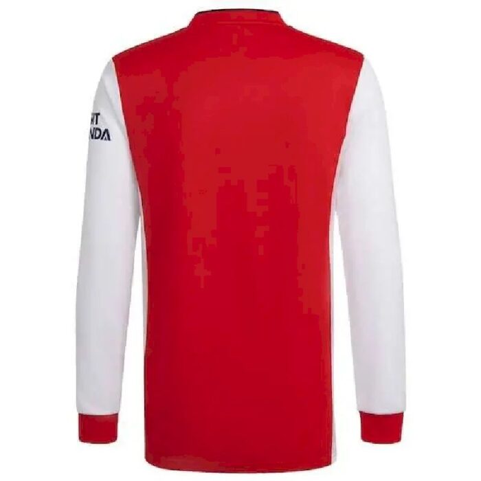 Mens Arsenal 2021/22 Home Long Sleeve Jersey 2