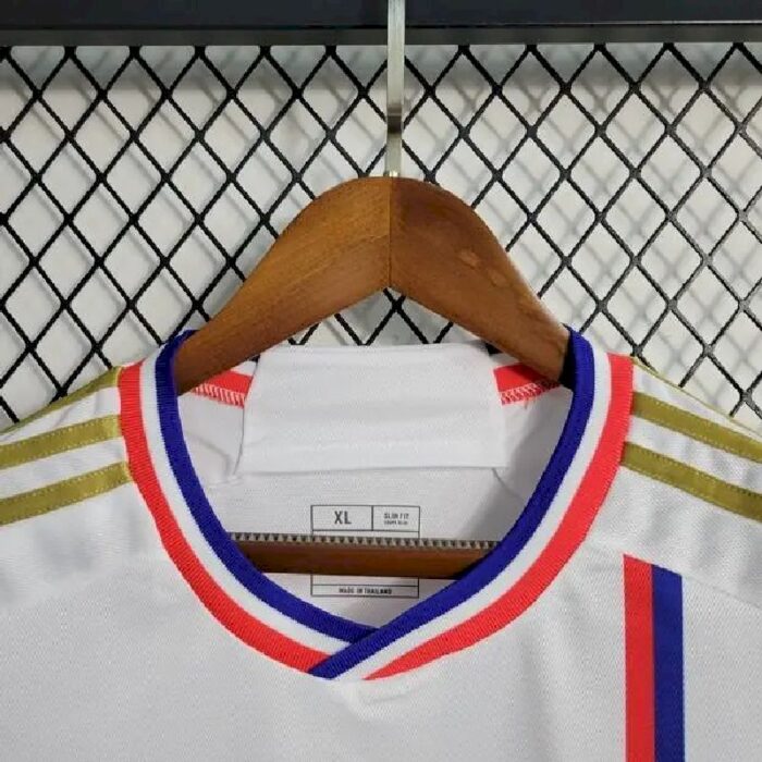 Mens Olympique Lyonnais 2023/24 Home Jersey 3