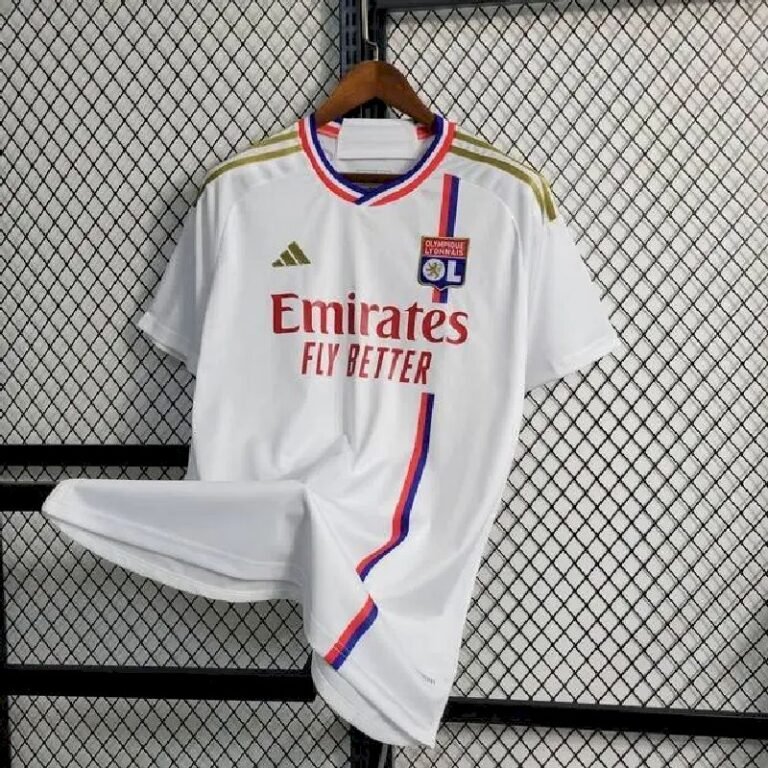 Mens Olympique Lyonnais 2023/24 Home Jersey