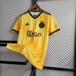 Mens Ajax 2023/24 Yellow Boutique Jersey 2