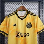 Mens Ajax 2023/24 Yellow Boutique Jersey 3