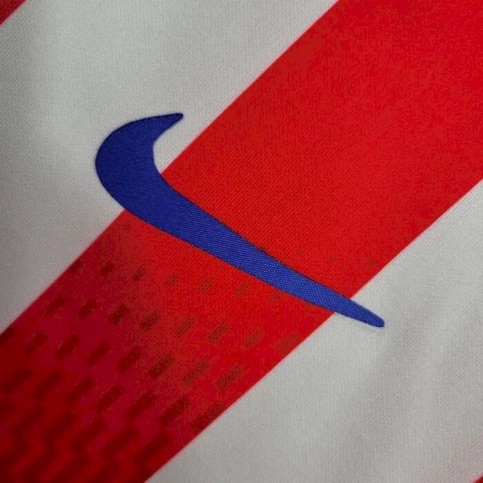 Mens Atletico Madrid 2023/24 Home Long Sleeve Jersey 2