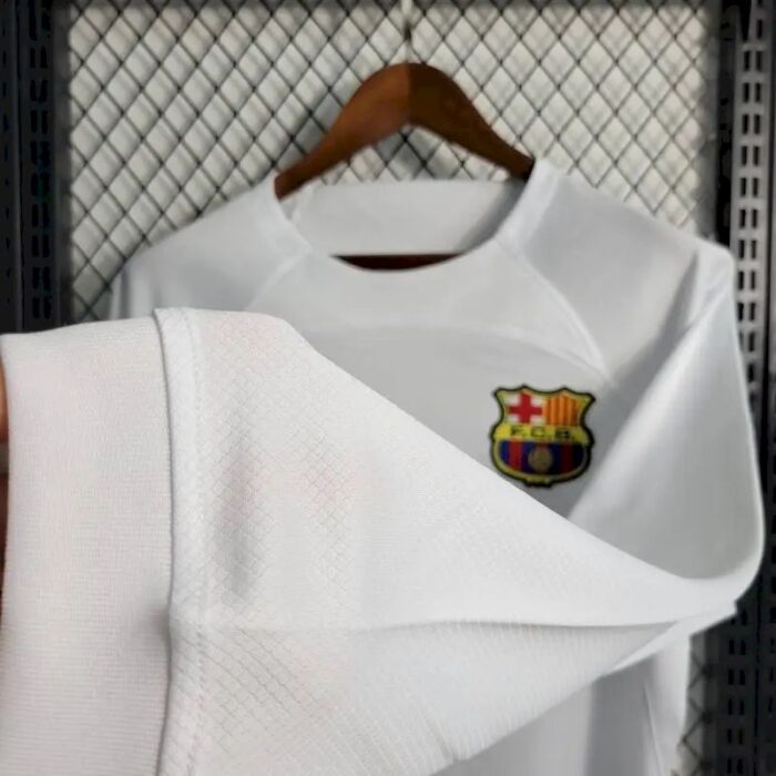 Mens Barcelona 2023/24 Away Long Sleeve Jersey 8
