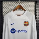 Mens Barcelona 2023/24 Away Long Sleeve Jersey 1