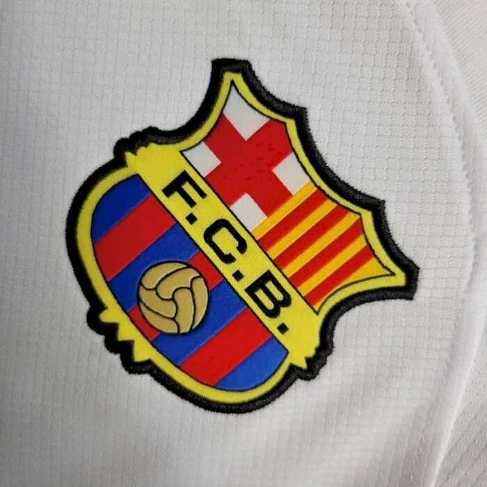 Mens Barcelona 2023/24 Away Long Sleeve Jersey 3