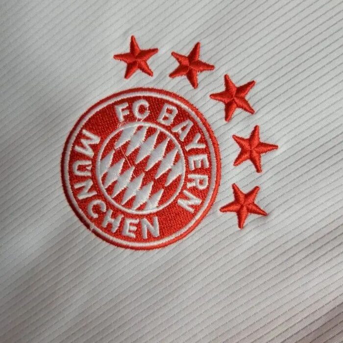Mens Bayern Munich 2023/24 Home Long Sleeve Jersey 3