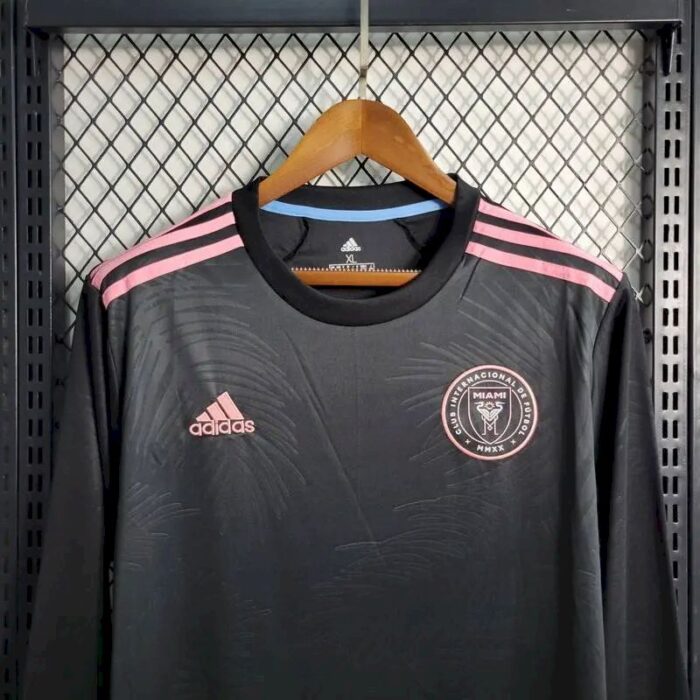 Mens Inter Miami CF 2022/23 Away Long Sleeve Jersey 1