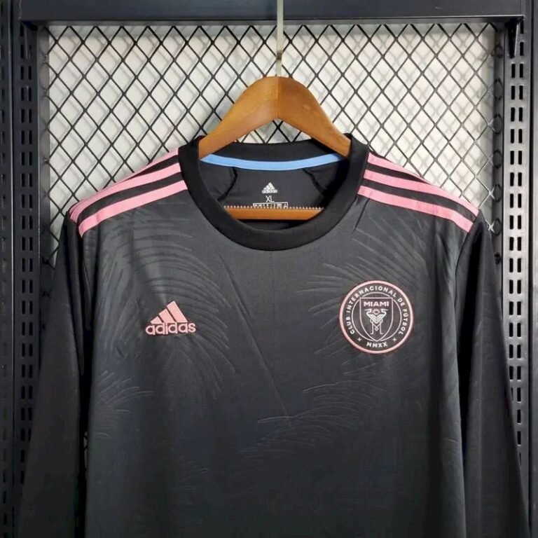 Mens Inter Miami CF 2022/23 Away Long Sleeve Jersey 1
