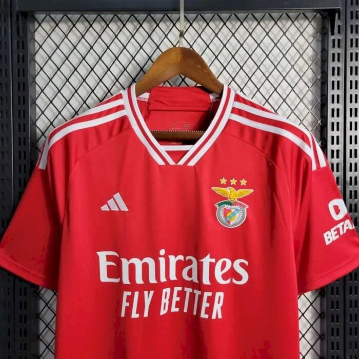 Mens Benfica 2023/24 Home Jersey 3