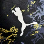 Mens Manchester City 2023/24 Black Gold Jersey 8